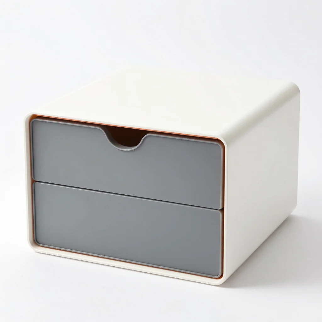 Divided Desktop Organizer Box